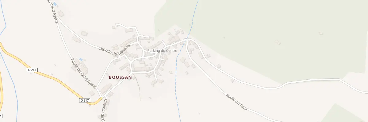 Plan du 208 Boussan à Soulan