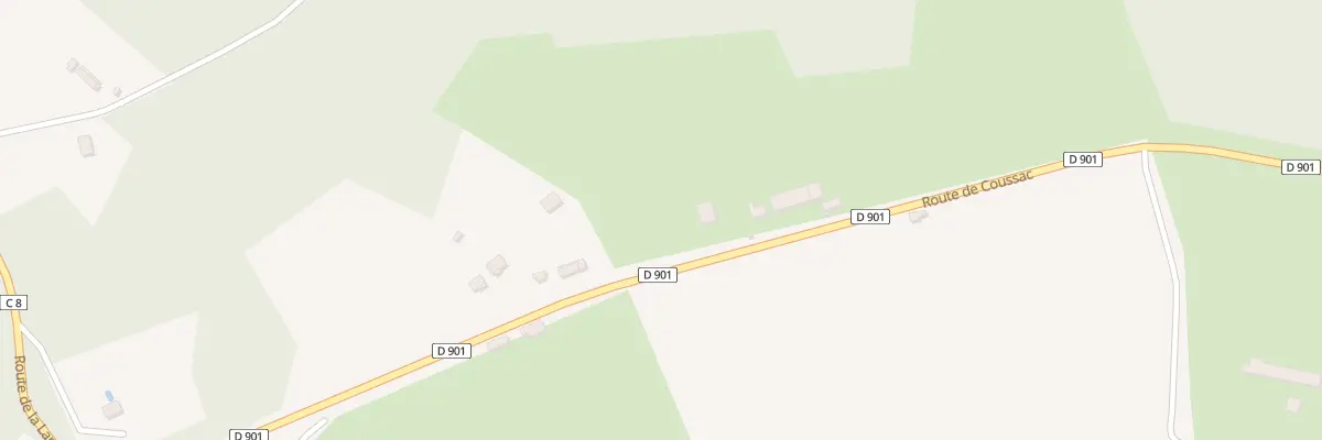 Plan du 87 Rte de Coussac à Saint-Yrieix-la-Perche