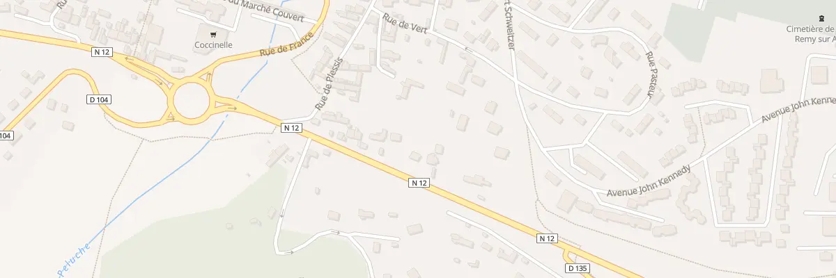 Plan du 43 Rte Nationale à Saint-Rémy-sur-Avre