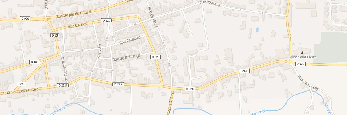 Plan du 8 Rue de l’Eure à Courville-sur-Eure