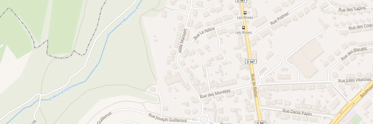 Plan du 60 Rue Vaucanson à Limoges