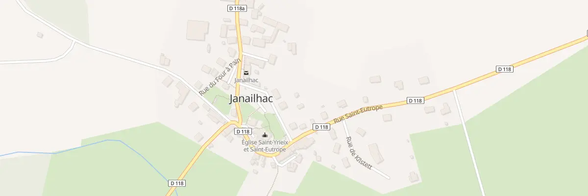 Plan du 5 Rue des Ecoles à Janailhac