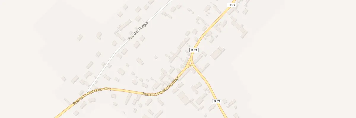 Plan du 3 Rue de la Croix Fourchet à Coudres