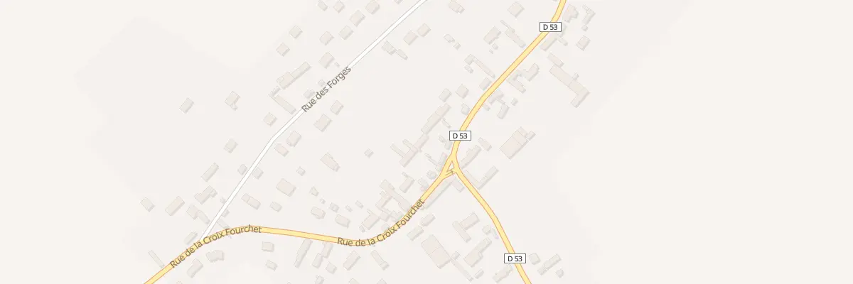 Plan du 1 Rue de la Croix Fourchet à Coudres