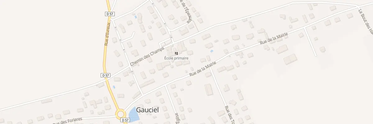 Plan du 11 Rue de la Mairie à Gauciel