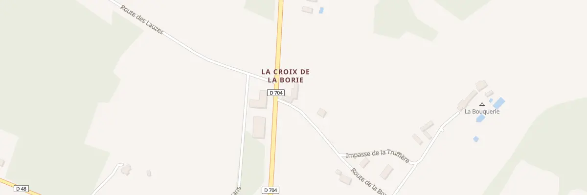 Plan du 3 La Croix de la Borie à Saint-Geniès