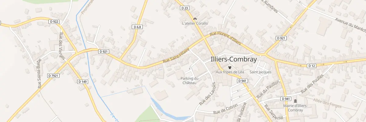 Plan du 1 Rue Saint-hilaire à Illiers-Combray