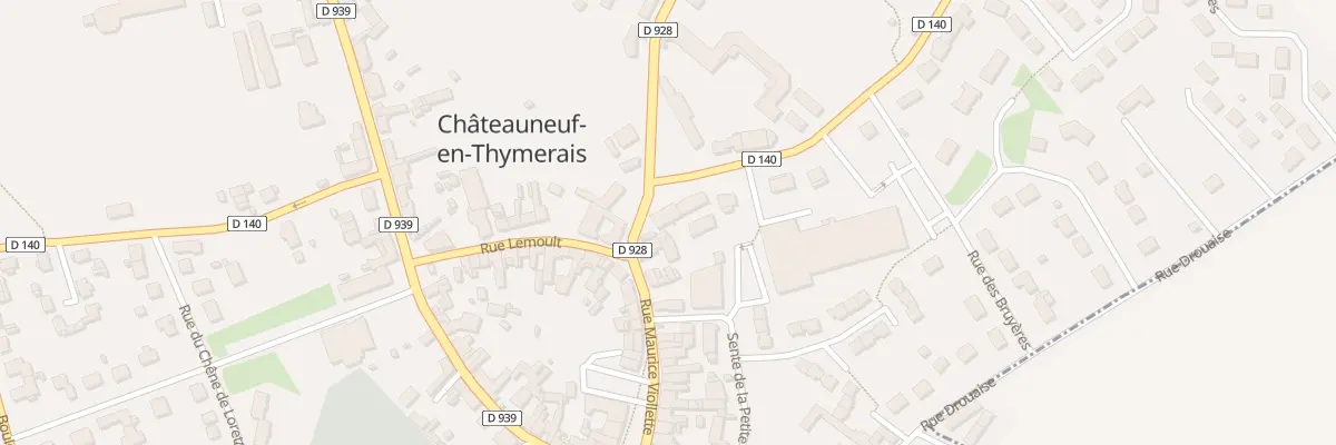 Plan du 54 Rue Émile Vivier à Châteauneuf-en-Thymerais