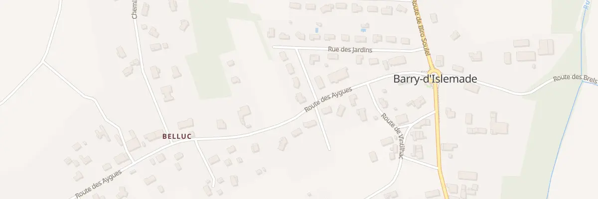 Plan du 28 Rue des Jardins à Barry-d’Islemade