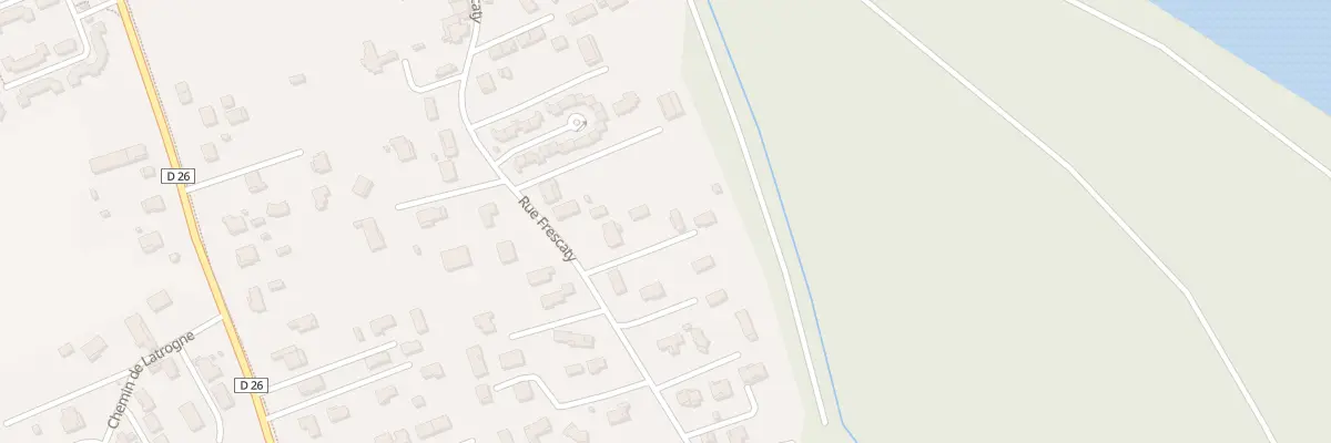 Plan du 675 Rue Frescaty à Verdun-sur-Garonne