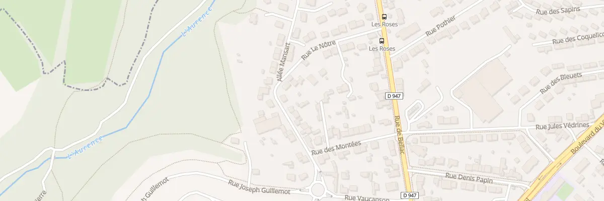 Plan du 56 Rue Vaucanson à Limoges