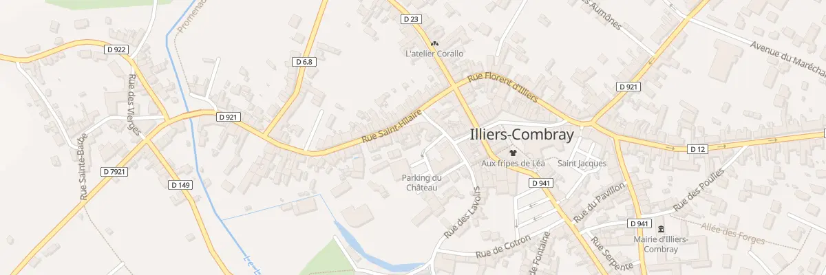 Plan du 1B Rue Saint-hilaire à Illiers-Combray