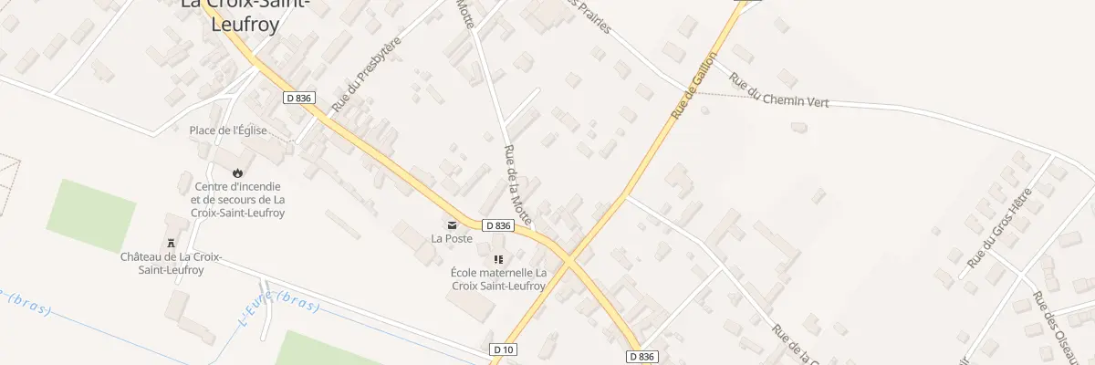 Plan du 2 Rue de la Motte à Clef Vallée d’Eure