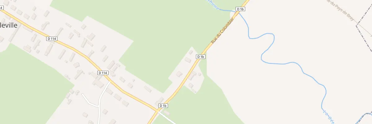Plan du 433 Rue du Colombier à Freulleville