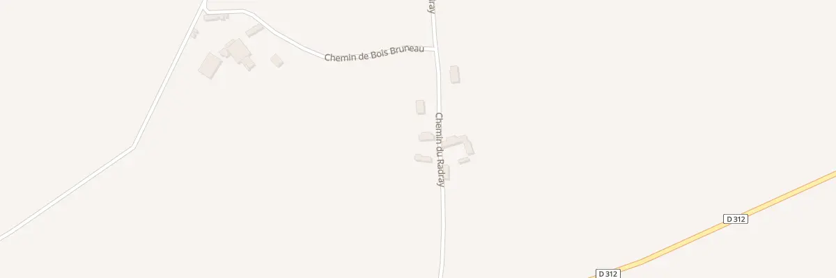 Plan du 4 Che du Radray à Châtaincourt
