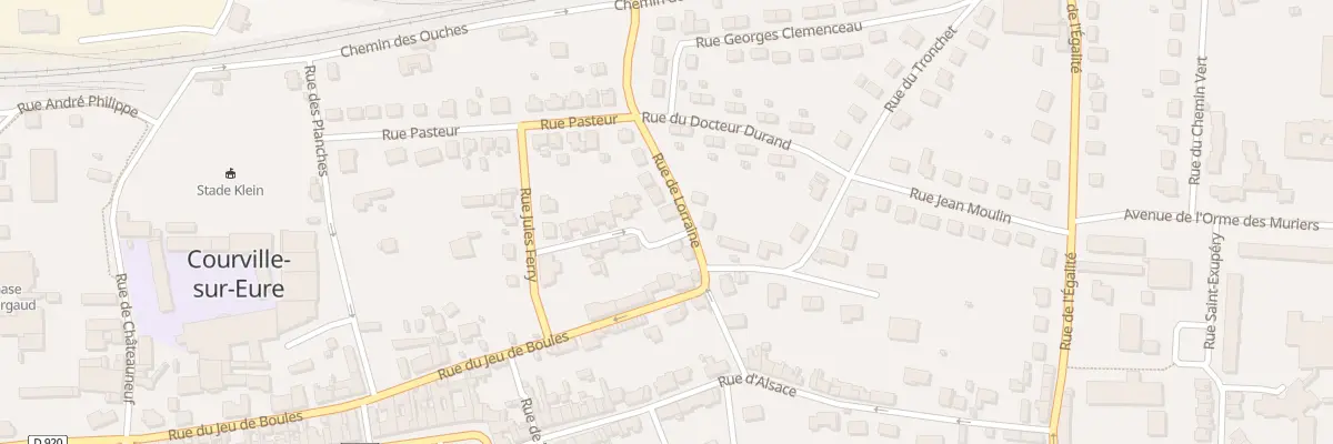 Plan du 1 Rue de Lorraine à Courville-sur-Eure
