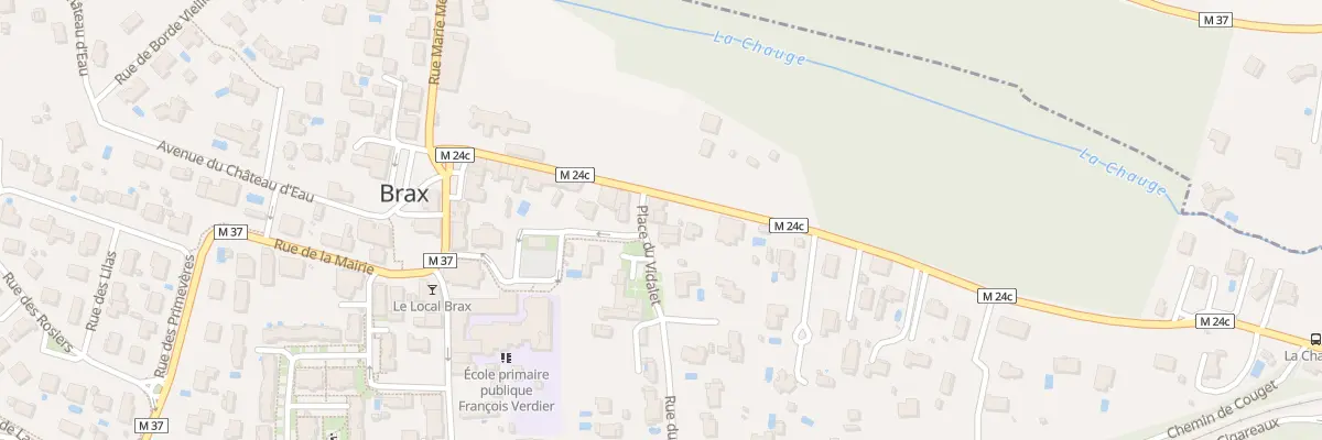 Plan du 5 Pl du Vidalet à Brax