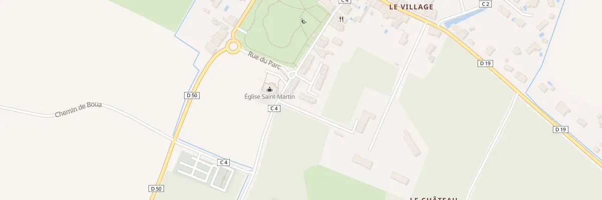 Plan du 23A Rue de l’Eglise à Lamasquère