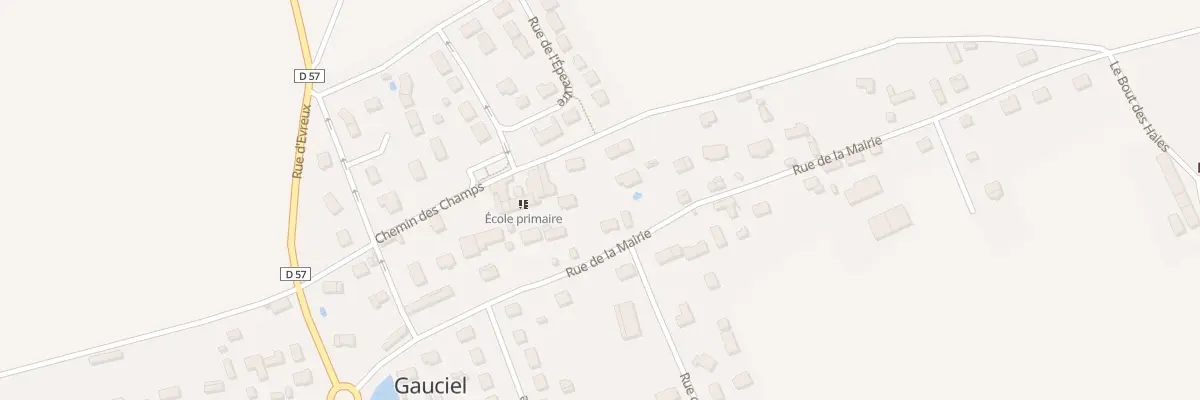 Plan du 15B Rue de la Mairie à Gauciel