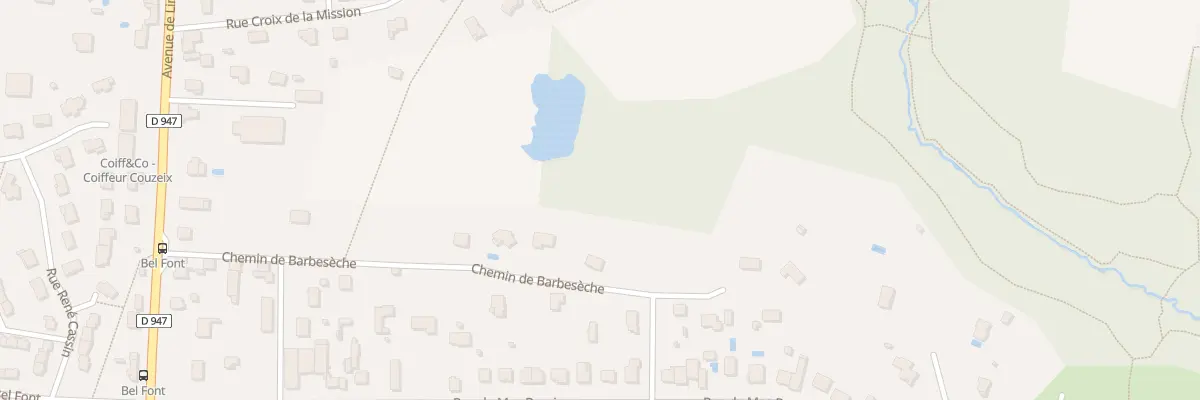 Plan du 19 Che de Barbesèche à Couzeix