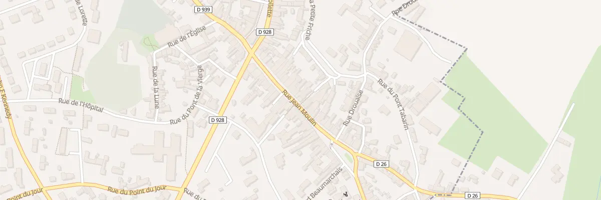 Plan du 33 Rue Jean Moulin à Châteauneuf-en-Thymerais