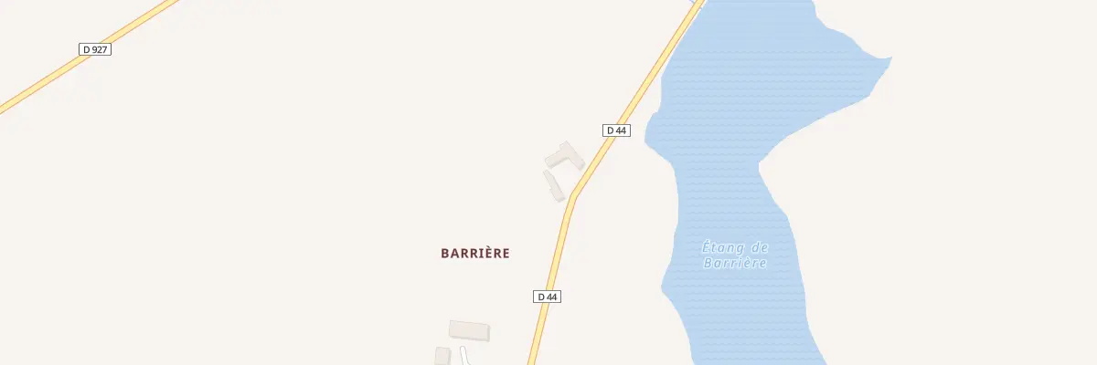 Plan du 5244 Barrière à Ciron