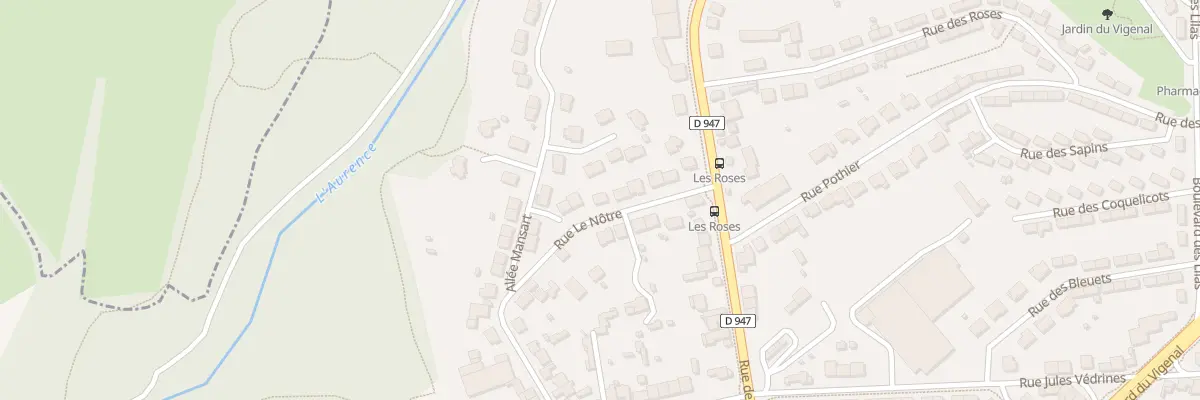 Plan du 16 Rue Le Nôtre à Limoges