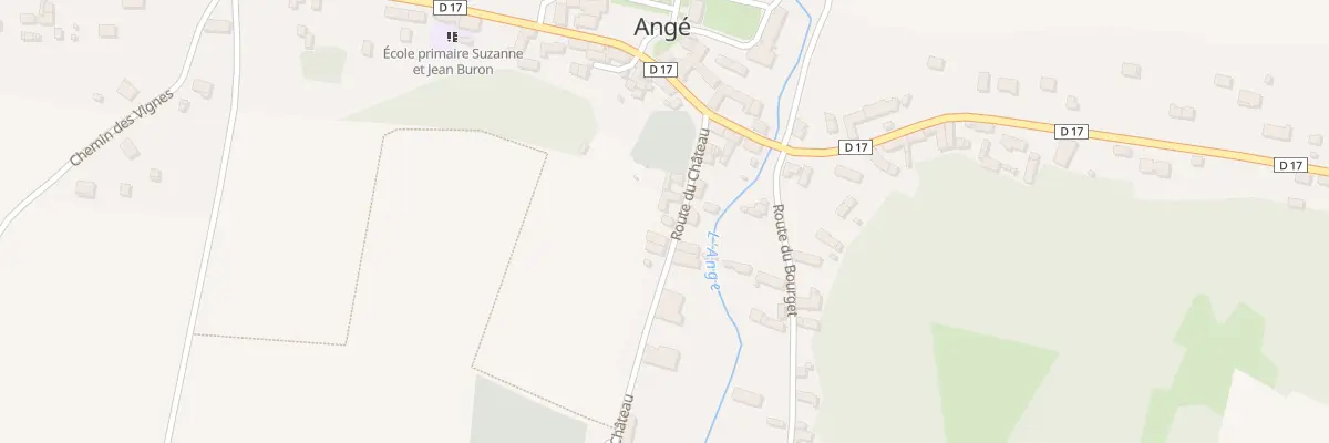 Plan du 2 Rte du Château à Angé
