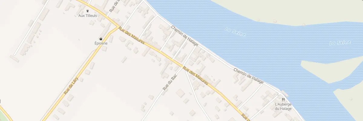 Plan du 113 Rue des Masures à Poses