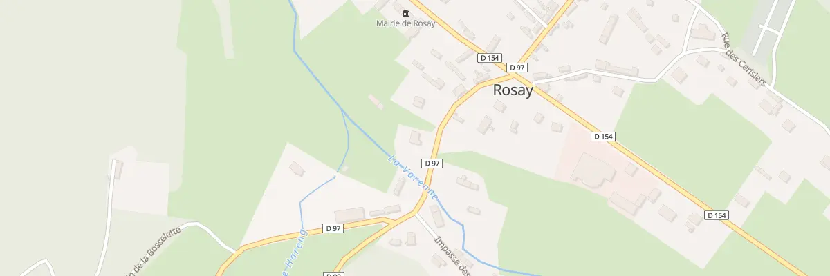 Plan du 10 Rte de la Varenne à Rosay