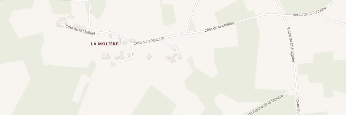 Plan du 375 Côte de la Molière à Saint-Martial-de-Nabirat