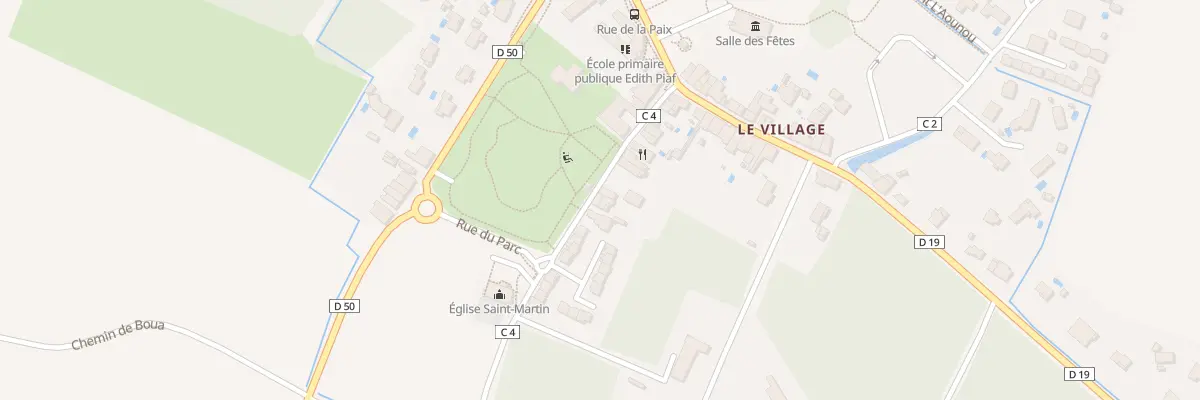 Plan du 17 Rue de l’Eglise à Lamasquère