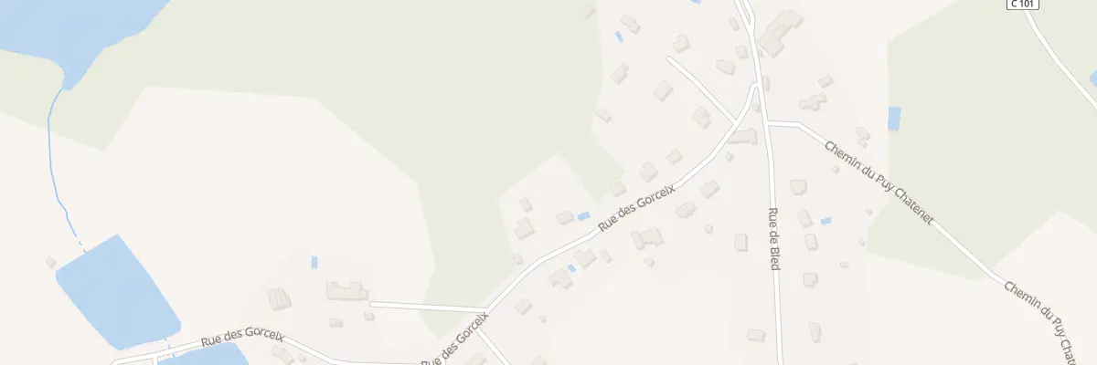 Plan du 16 Rue des Gorceix à Bonnac-la-Côte