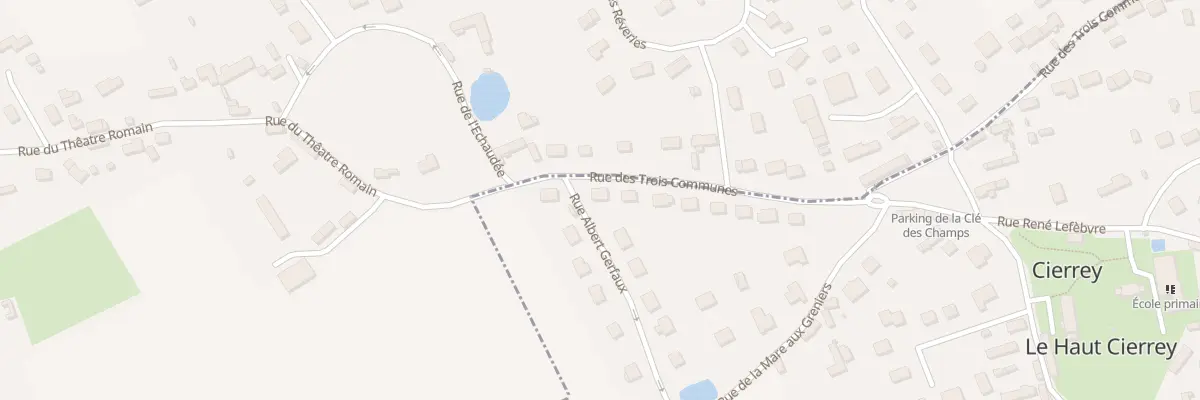 Plan du 6 Rue des Trois Communes à Cierrey