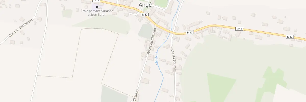 Plan du 7 Rte du Château à Angé