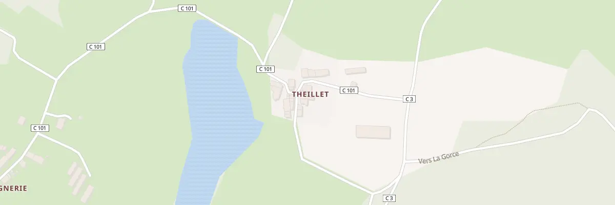 Plan du 5020 Theillet à Saint-Pardoux-le-Lac
