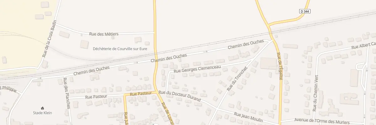 Plan du 15 Rue Georges Clemenceau à Courville-sur-Eure