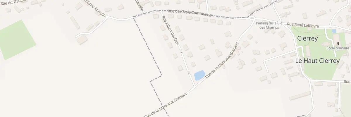 Plan du 8 Rue Albert Gerfaux à Cierrey