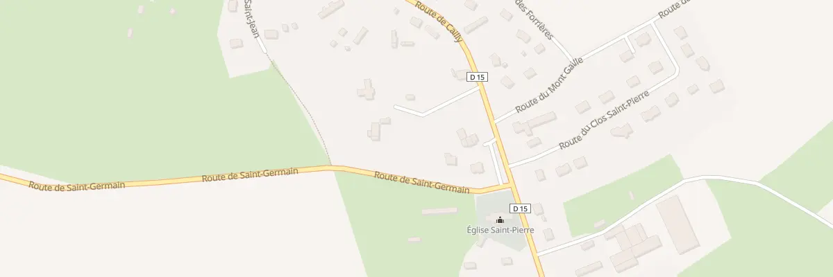 Plan du 1319 Rte de Cailly à La Rue-Saint-Pierre