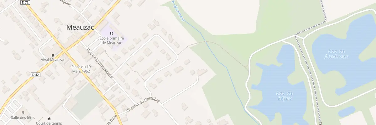 Plan du 21 Rue domaine du Lac à Meauzac
