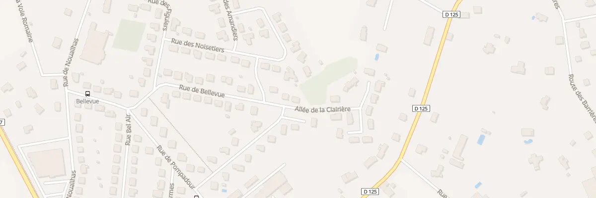 Plan du 27 Rue de Bellevue à Couzeix