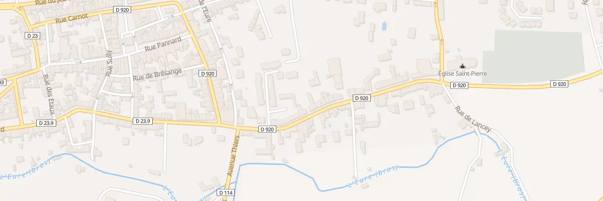Plan du 5 Rue Aristide Briand à Courville-sur-Eure