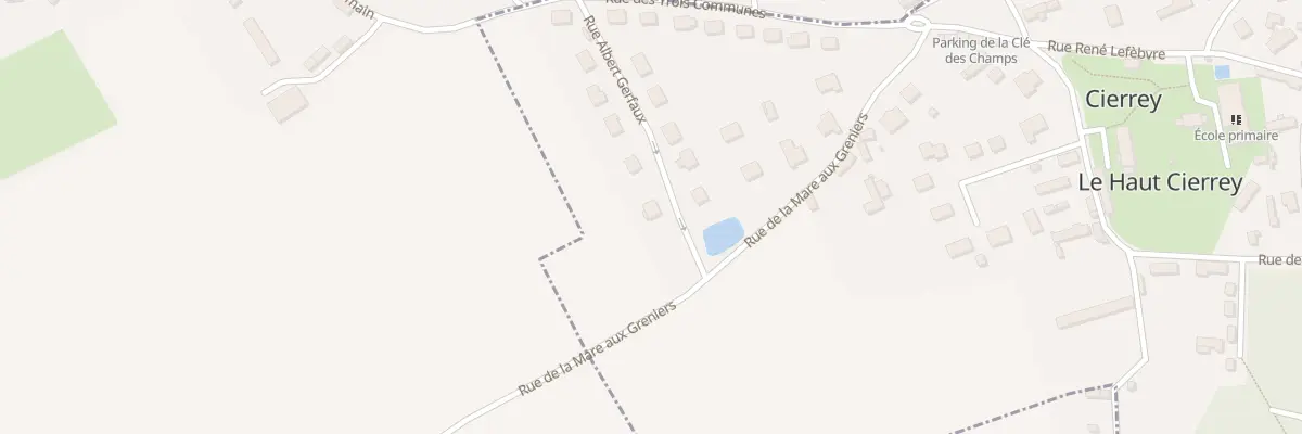 Plan du 10 Rue Albert Gerfaux à Cierrey