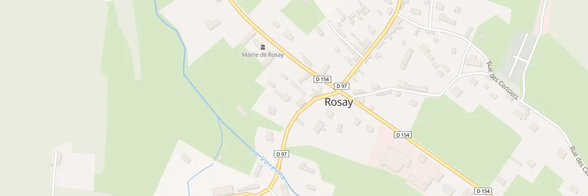 Plan du 8 Rte de la Varenne à Rosay