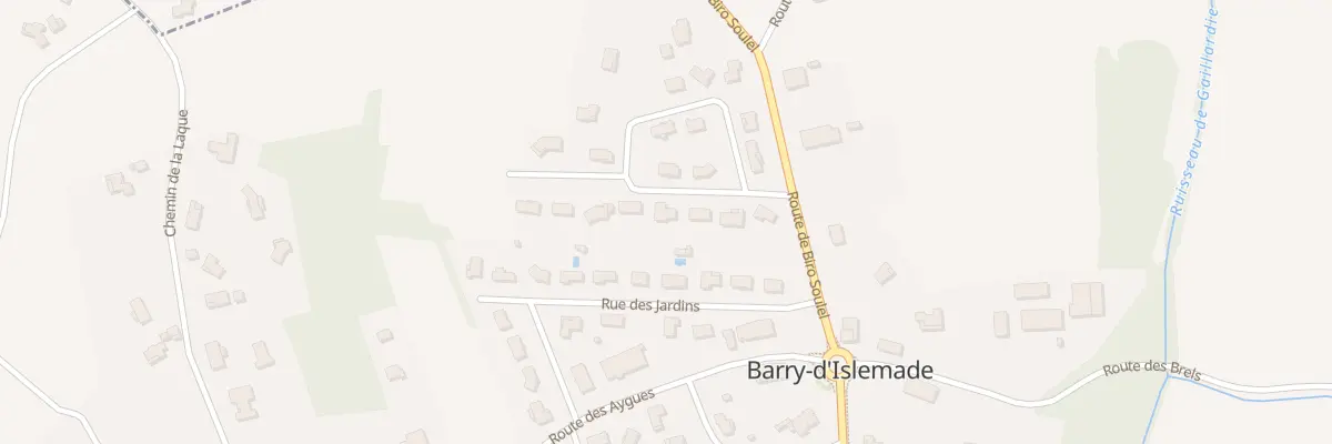 Plan du 7 Lot Parc de Biro Soulel à Barry-d’Islemade