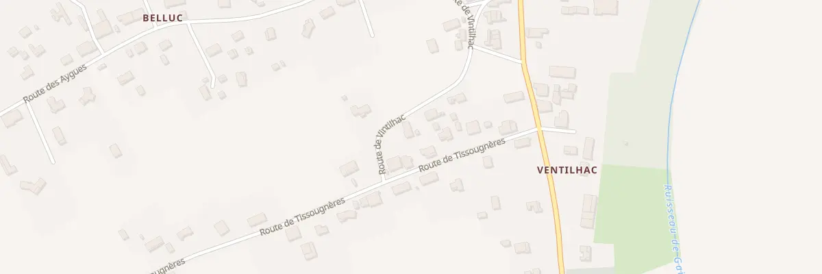 Plan du 291 Rte de Vintilhac à Barry-d’Islemade