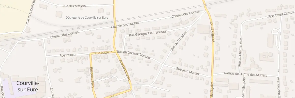 Plan du 11 Rue du Docteur Durand à Courville-sur-Eure