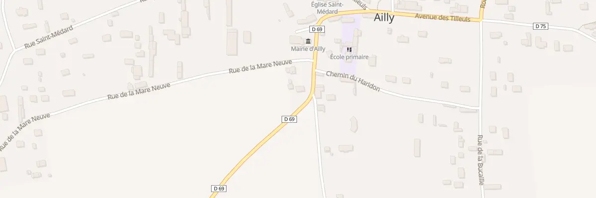 Plan du 6B Rue de l’Eglise à Ailly