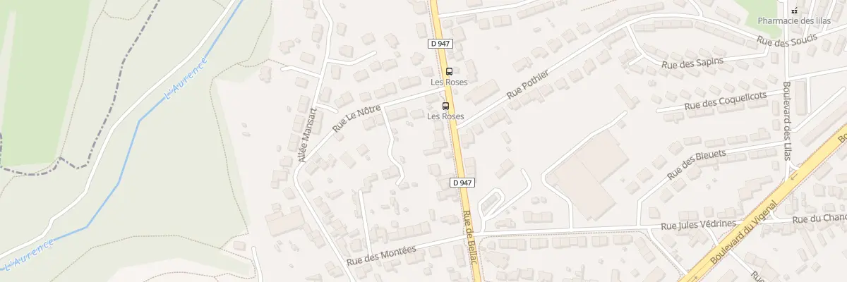 Plan du 115 Rue de Bellac à Limoges