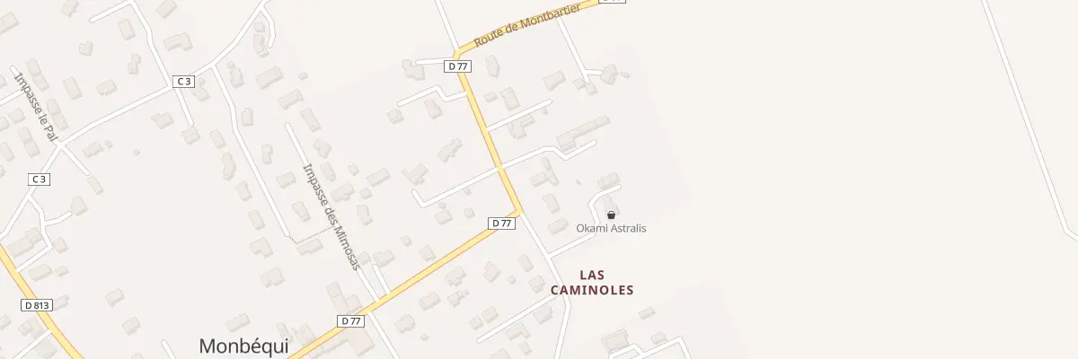 Plan du 412 Rte de Montbartier à Monbéqui